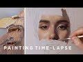 OIL PAINTING TIME LAPSE Blossom