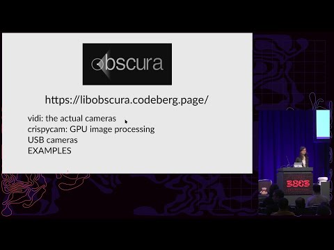 Video Thumbnail: 38C3 - libobscura: Cameras are difficult