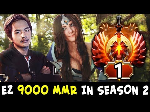 EZ calibration for TOP-1 in Dota — InYourDream got 9000 MMR