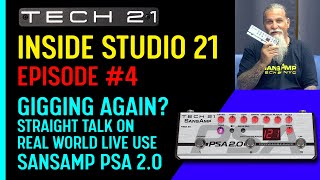Video thumbnail for Studio 21 at Tech 21: SansAmp PSA 2.0 in the Real World by Tech21nyc