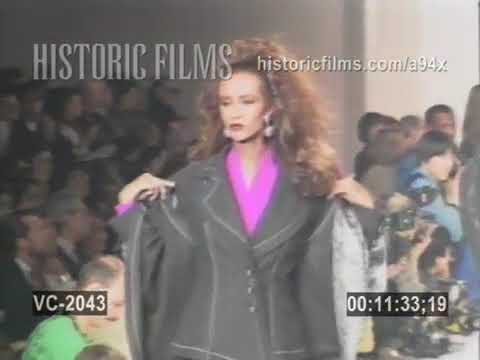 Fashion Designer, Patrick Kelly, Fall 1989 Fashion Show Paris