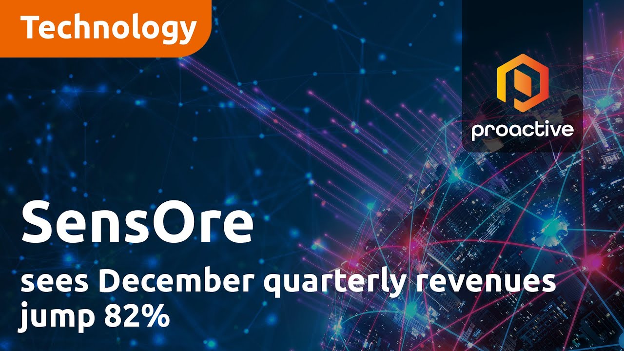 SensOre sees December quarterly revenues jump 82%