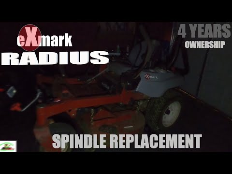 EXMARK RADIUS SPINDLE REPLACEMENT