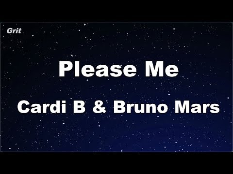Please Me - Cardi B & Bruno Mars Karaoke 【No Guide Melody】 Instrumental
