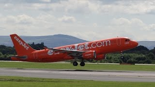 preview picture of video 'FULL HD - Easyjet Carrot Arrival and Departure at Manchester Airport'