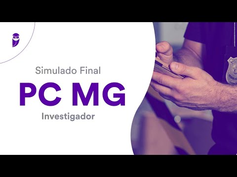 Simulado Final PC MG - Investigador – Pós-Edital