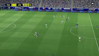 イーフト[eFootball]　日本対フランス
オート操作で観戦
サッカー日本代表、ガンバレ！
