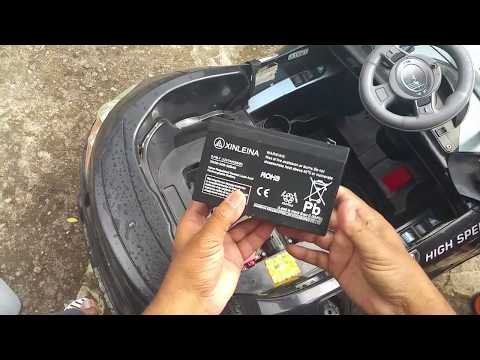 Ride On 12V Car Battery Replaced.