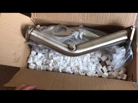 370Z ISR Y-pipe, Test pipes, Single Gt exhaust unboxing and sound!