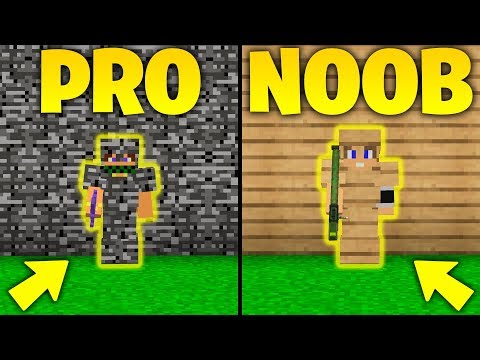 NOOB vs PRO - BEDROCK (30 CUORI) vs LEGNO - Minecraft ITA