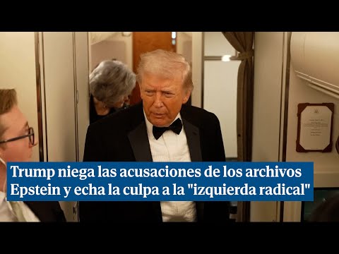 Trump nega les acusacions dels arxius Epstein i culpa la "esquerra radical"
