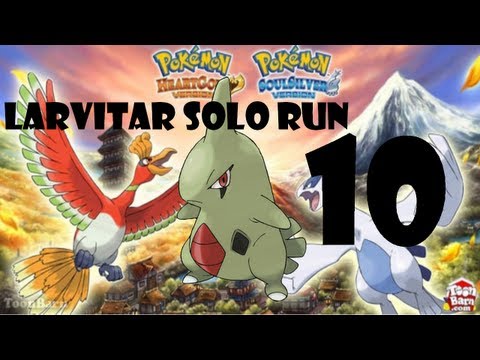 Larvitar Solo Run- Pokemon Heart Gold Episode #10