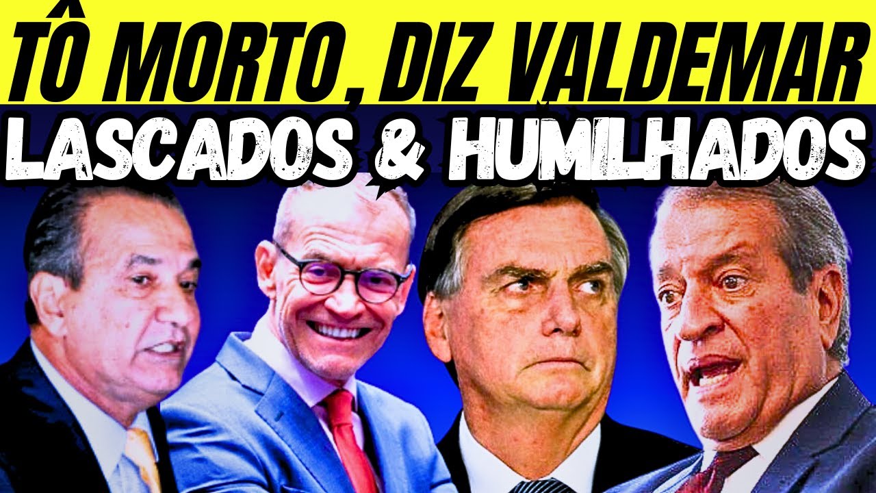 VALDEMAR CONFESSA TUDO! TÃO LASCADOS E DESESPERADOS POR ANISTIA!