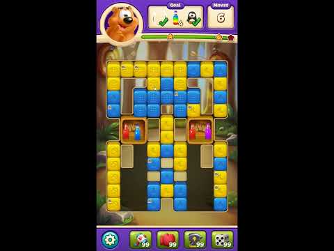 Toon Blast Level 7686 - NO BOOSTERS 🐻🐺🐱 | SKILLGAMING ✔️