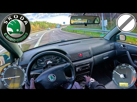 Skoda Octavia 2.0i |115 PS| Top Speed Drive On German Autobahn POV