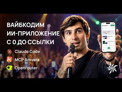 Создаю приложение с 0 до ссылки через ИИ | Claude Code, MCP Amvera и Openrouter