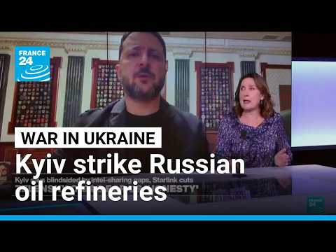 Ukraine's Zelensky defies Trump with Russian refinery strikes