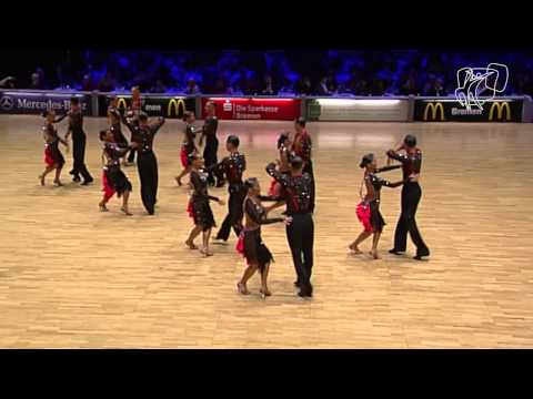 Vera Tyumen Latin Team | 2014 WDSF World Formation Latin | DanceSportTotal
