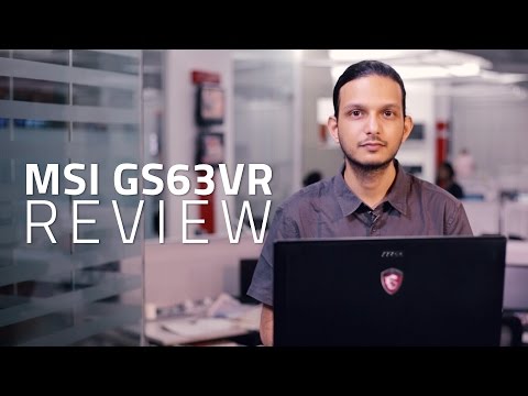MSI GS63VR 6RF Stealth Pro Gaming Laptop Review