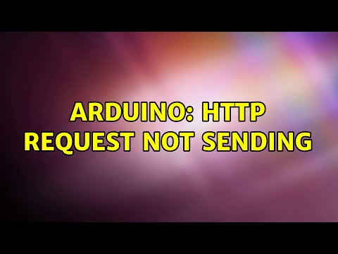 Arduino: HTTP request not sending