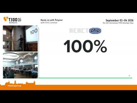 T3DD16 Pushing the limits of PHP with React PHP with Christian Lück - TYPO3 Developer Days 2016