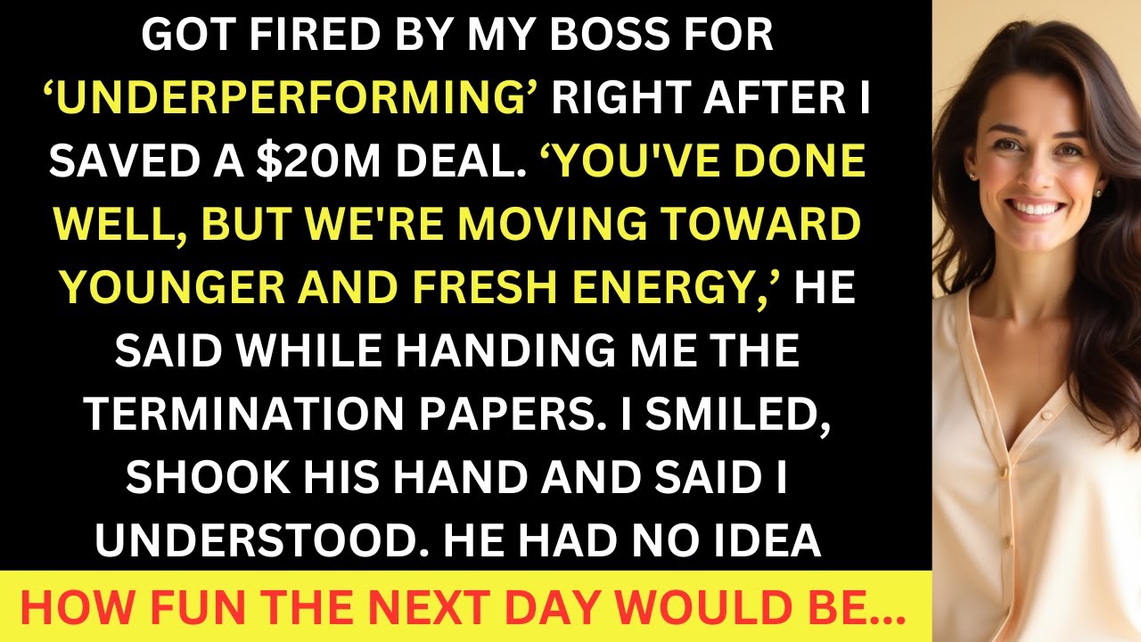 Got Fired For 'UnderPerforming' After I Saved A $20M Deal, They Had No Idea What Was Coming Next...