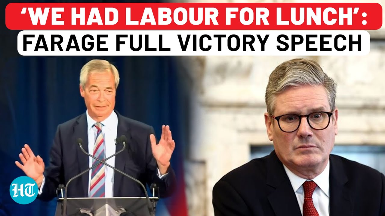 Nigel Farage Ecstatic After Reform Party Shocks Starmer’s Labour In UK Local Elections | Full Speech