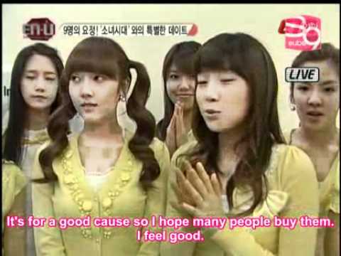 [080314] SNSD - Rice Ball Concert + Pictorial Press Conference (eng sub)