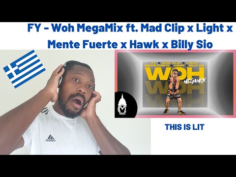 REACTION TO GREEK RAP Ft Fy, mad clip, mente fuerte, hawk, Billy sio, light