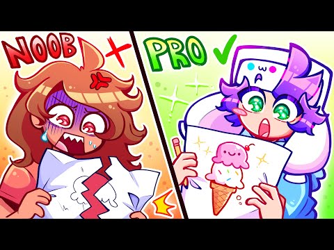 NOOB VS PRO ARTIST CHALLENGE (ft. gabe)