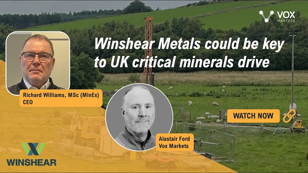 Thumbnail for Winshear Metals could be key to UK critical minerals drive
