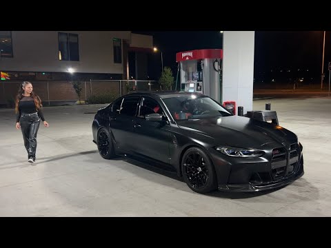 FIRST POV NIGHT DRIVE IN MY BMW M3 COMP