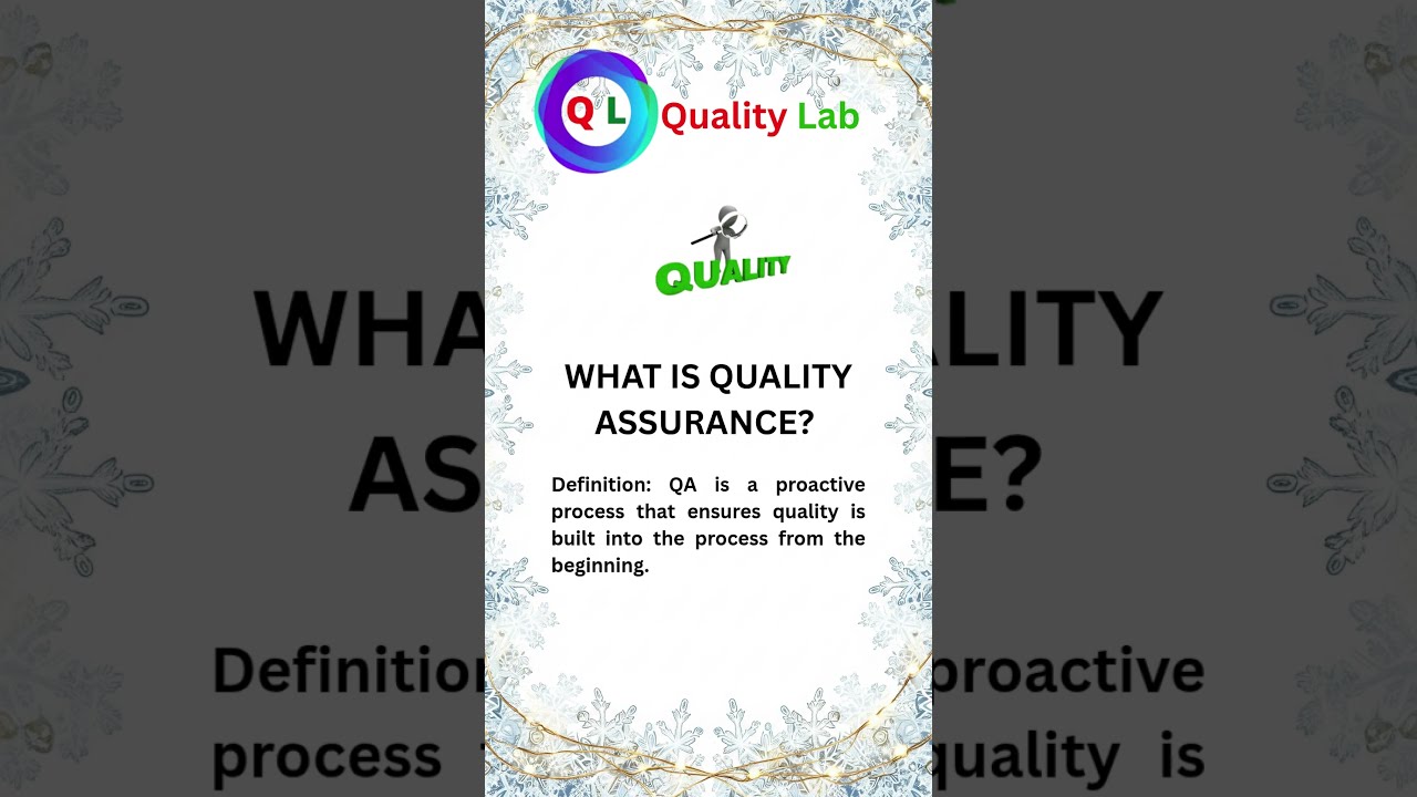 What Is Quality Control & What is Quality Assurance
