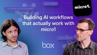 Building AI workflows that actually work with micro1