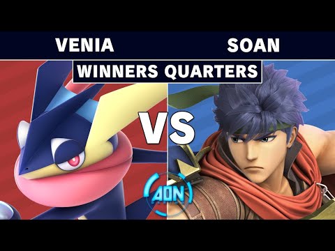 AON Ultimate 60 - Venia (Greninja) vs Soan (Ike) Winners Quarterfinals - Smash Ultimate