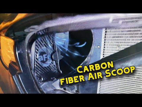 EASY WAY AFE Power Magnum FORCE Carbon Fiber Air Scoop Install | BMW F30 340i M-Sport