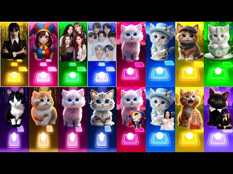 📹 ALL CUTE CATS PT.5 - IMAGINE DRAGONS ENEMY - JISOO FLOWER   SHAKIRA WAKA WAKA - LISA MONEY