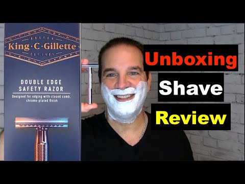 How To Shave with King C. Gillette Double Edge Safety Razor #shaving #razor #skincare #mensgrooming