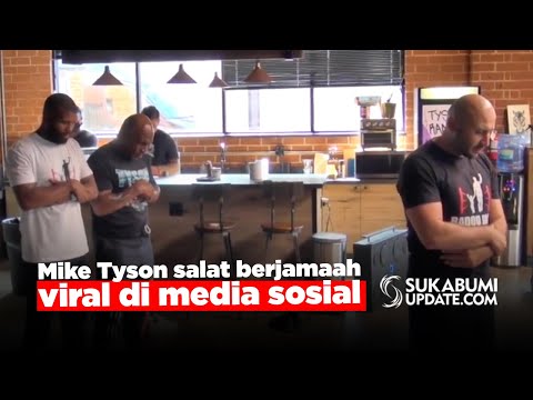 Video: Mike Tyson salat berjamaah viral di media sosial