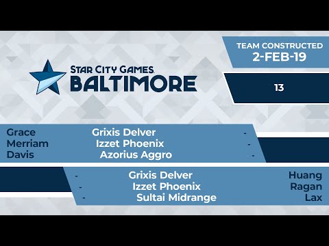 SCGBALT: Round 13 - Grace, Merriam, Davis vs Huang, Ragan, Lax | Team Constructed