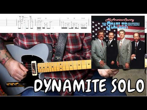 Brent Mason Solo - Dynamite - The Statler Brothers - Animated Tabs