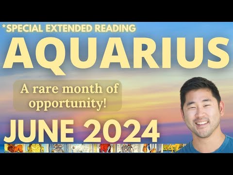 Aquarius June 2024 - ONE-OF-A-KIND, MAGICAL MONTH YOU'VE BEEN WAITING FOR! 🌠 Tarot Horoscope ♒️