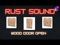 Rust Wood Door Open Sound