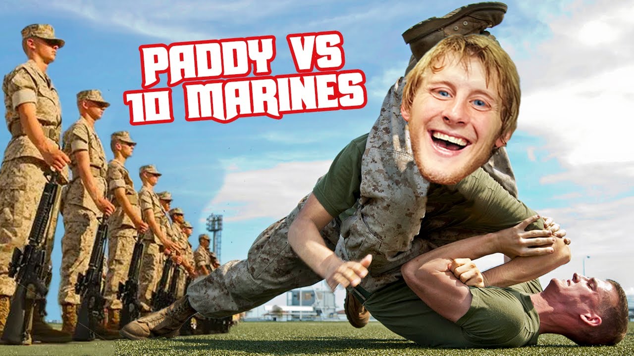 UFC vs USMC - Paddy the Baddy Takes On The Marines!