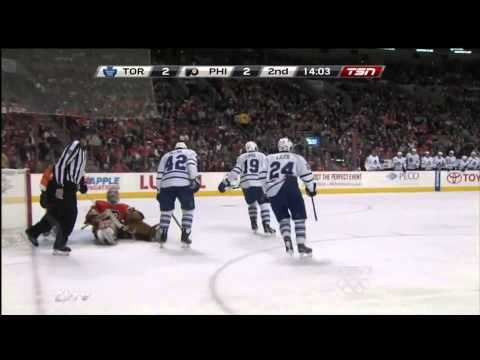 Joffrey Lupul Scores - Leafs @ Flyers - 02/09/2012