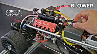 RC V8 Car w/ SUPERCHARGER & Auto Gearbox!
