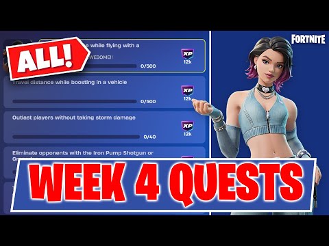 How to *EASILY* Complete All Week 4 Quests in Fortnite Chapter 7