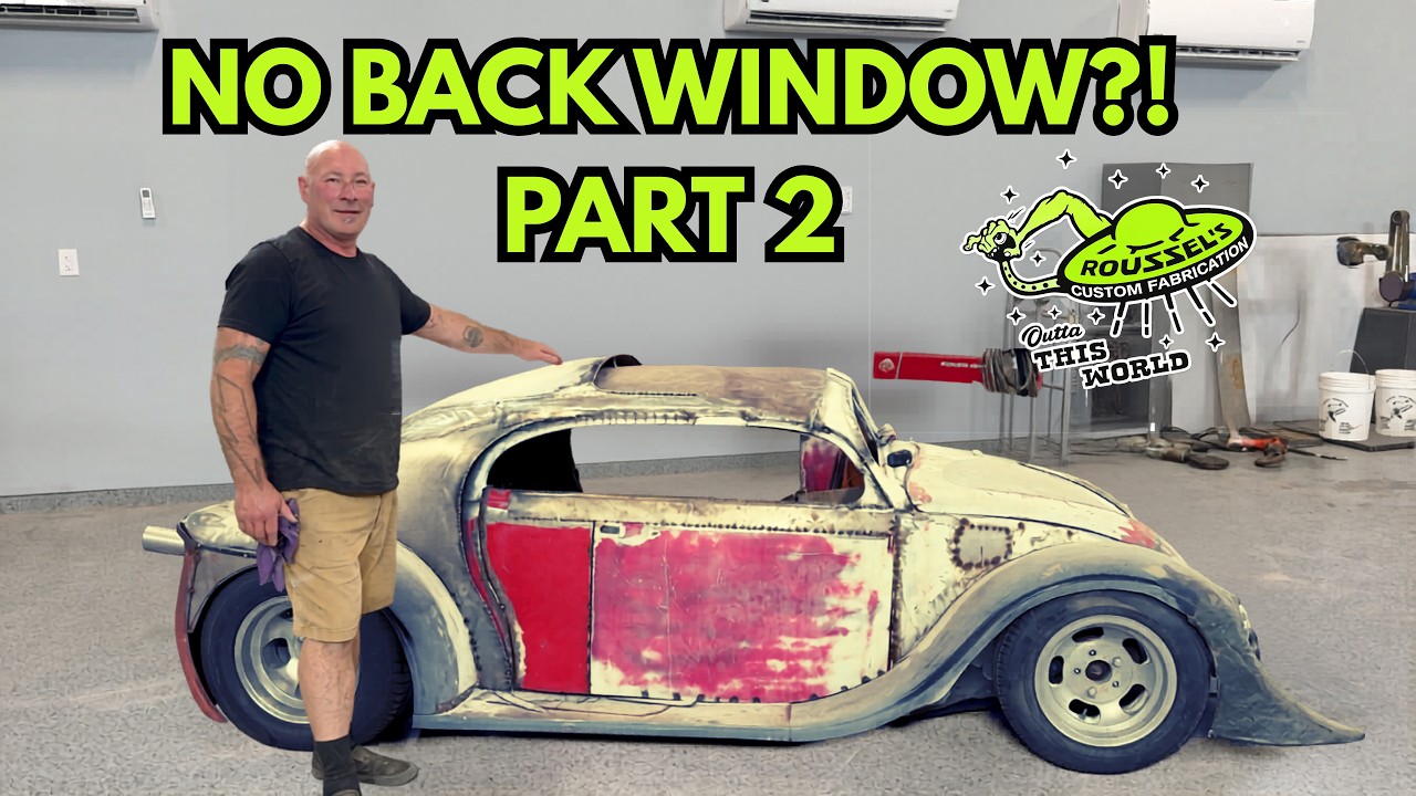 No Back Window?! Ian Roussel Takes His Custom VW Even Further | Raw Metal Shaping