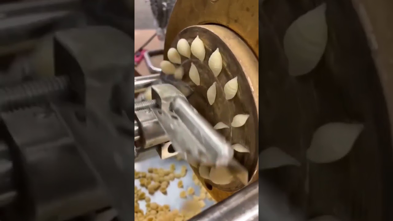 making a extruded food #snacks